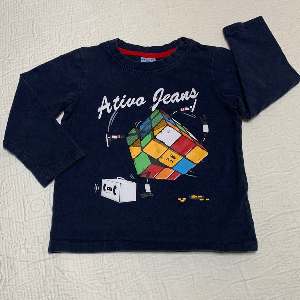 3T (5/$20) Breakdancing Rubik’s Cube Tee by Ativo